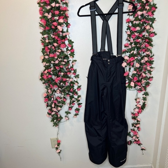🌹 Columbia Men's Bugaboo Oh Suspender Pants Thermal Reflective Warmth Small - Picture 1 of 15